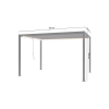 Pergola ogrodowa tarasowa aluminiowa NORDVIC Skyline LED Light 3 x 4 m Antracyt